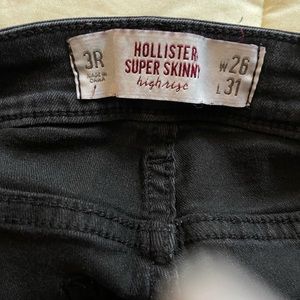 Hollister super skinny high rise jeans